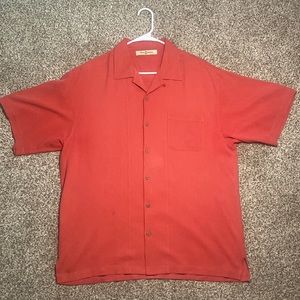 Trendy Tommy Bahama Camp Collar Button Up Shirt